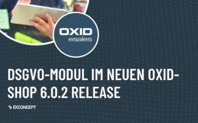 DSGVO-Modul im neuen OXID-Shop 6.0.2 Release