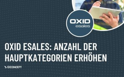 OXID eSales: Anzahl der Hauptkategorien erhöhen