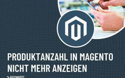 Produktanzahl in Magento nicht mehr anzeigen